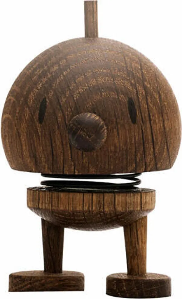 Figurine Hoptimist Bumble Chêne Fumé - Objet de décoration bois design