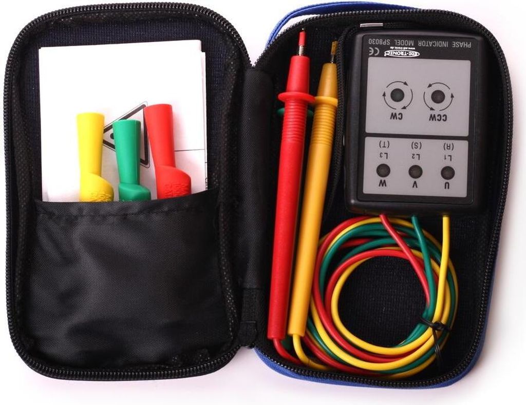 Elektrotester Drehfeldmessgerät - Phasenprüfer SSP-8030 Produktbild 