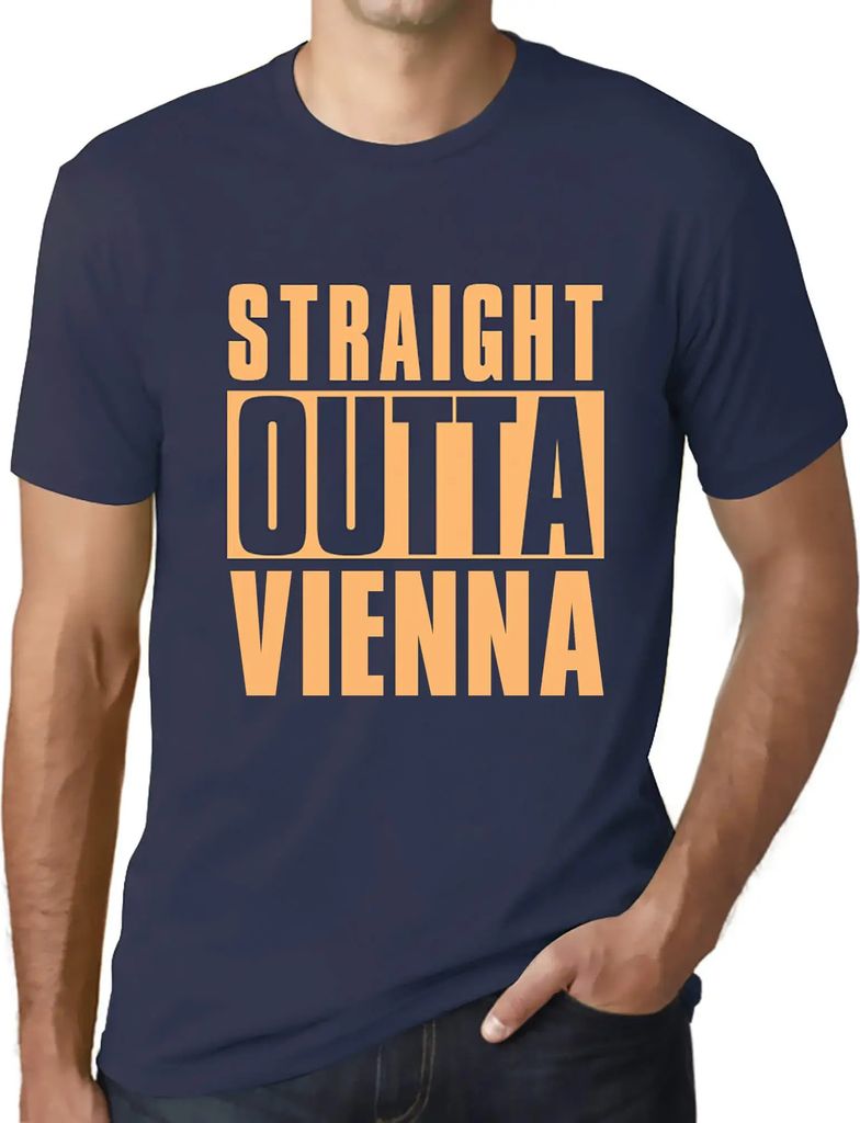 Herren Grafik T-Shirt Direkt aus Wien – Straight Outta Vienna – Öko-Verantwortlich Vintage Jahrgang Kurzarm Lustige Druck Geburtstag Geschenk ...