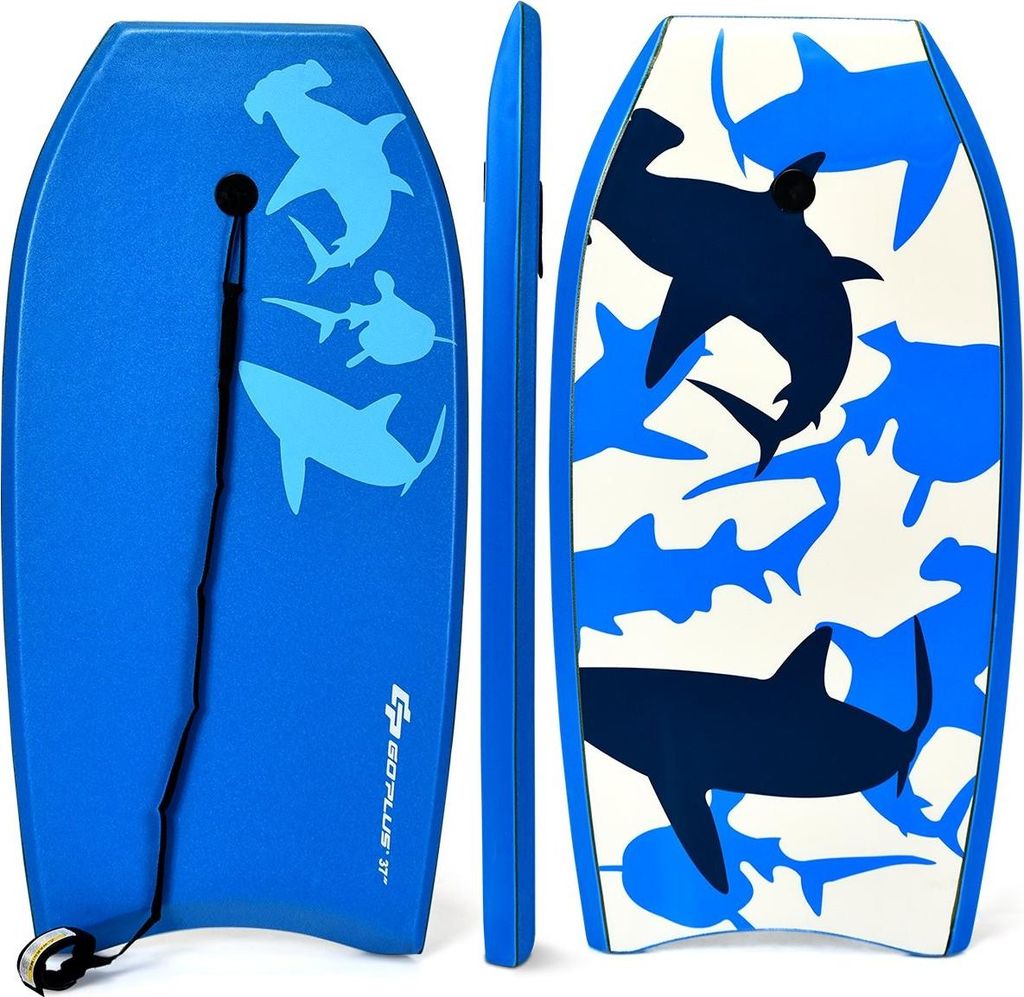 Sup Board Kinder Bodyboard Surfbrett Surfboard Blau 104 x 52 x 6 cm