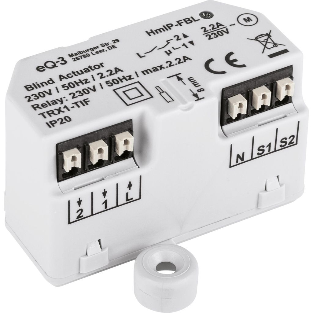 Homematic IP Smart Home Jalousieaktor Unterputz (HmIP-FBL), Relais