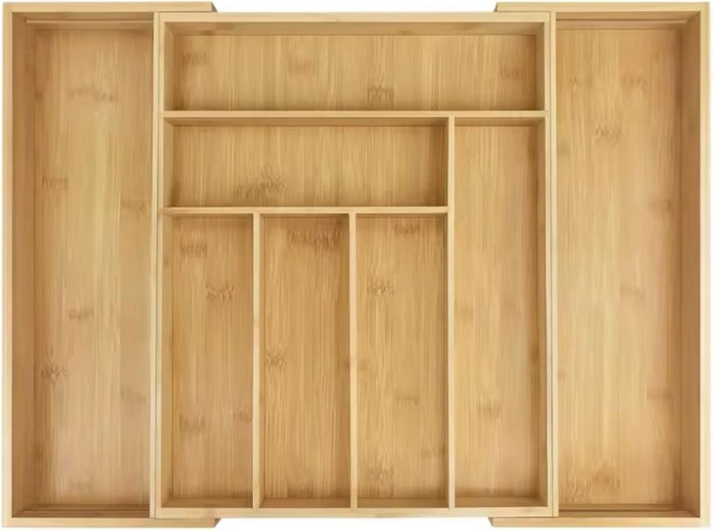 Quorin Bestecklade Organizer – 6–8 Fächer – Besteckhalter für Messer, Gabeln und Löffel – Küchenlade