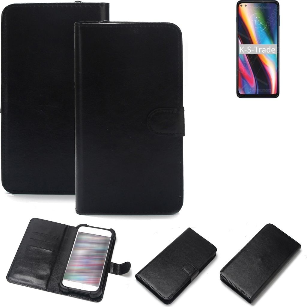 K-S-Trade Handyhülle Schutzhülle kompatibel mit Motorola Moto G 5G Plus Handy Schutz Hülle Handyhülle Bumper schwarz 1x