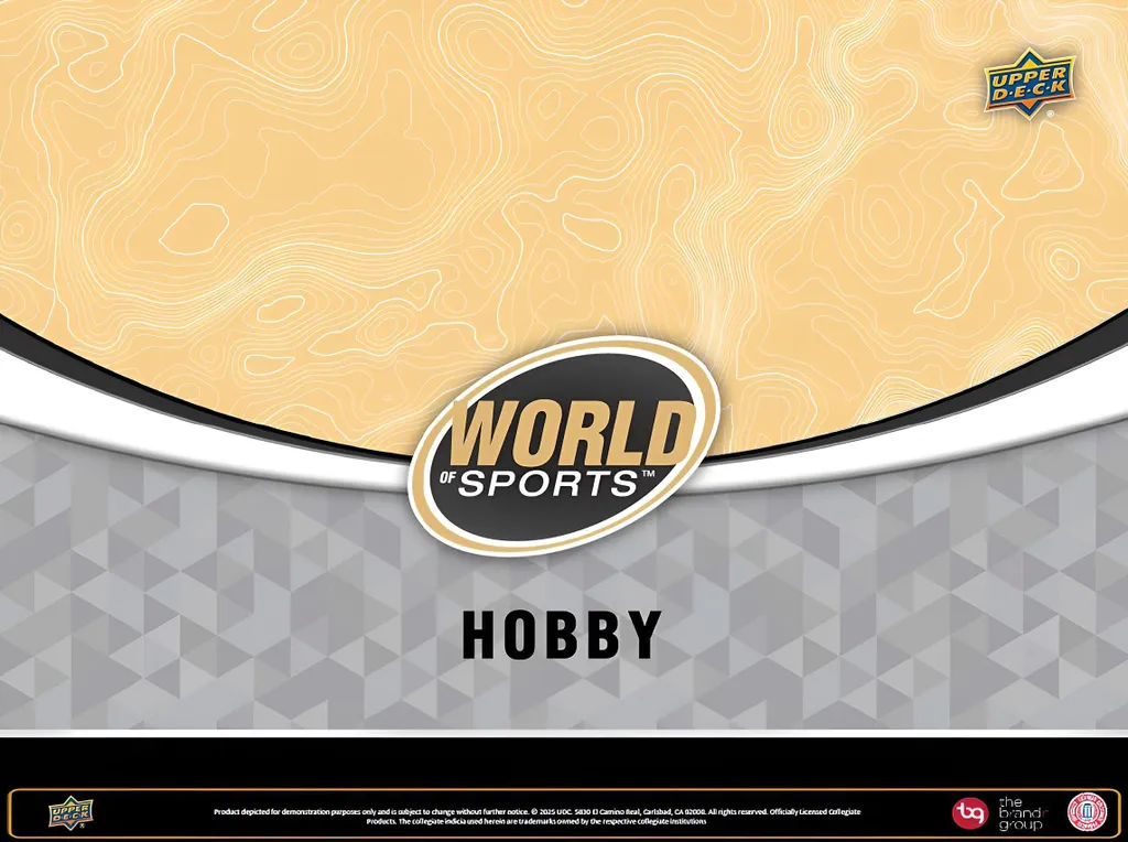 Boîte Hobby Upper Deck World of Sports Vol 1 2025 cartes de collection