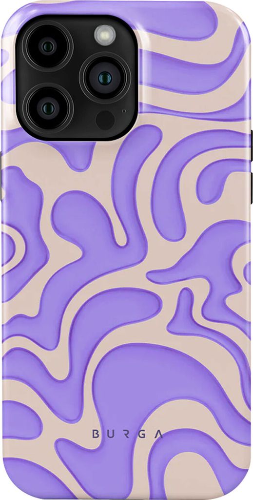 Burga, Schutzhülle für iPhone 15 Pro Y2Kool Stoßfest, Violett