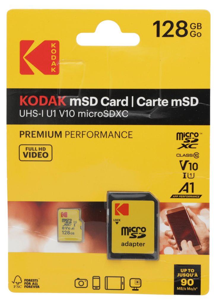Emtec microSDXC 128GB, 128 GB, MicroSDXC, Třída 10, UHS-I, Obrázek produktu 