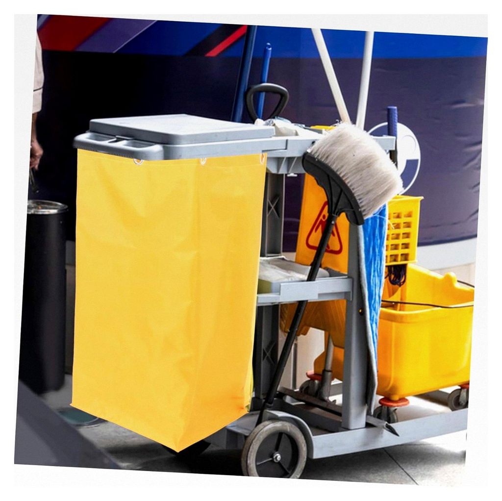 Spritzwassergeschützter Reinigungsbeutel aus robustem Canvas mit großer Kapazität für industrielle Wäschewagen und Reinigungswagen