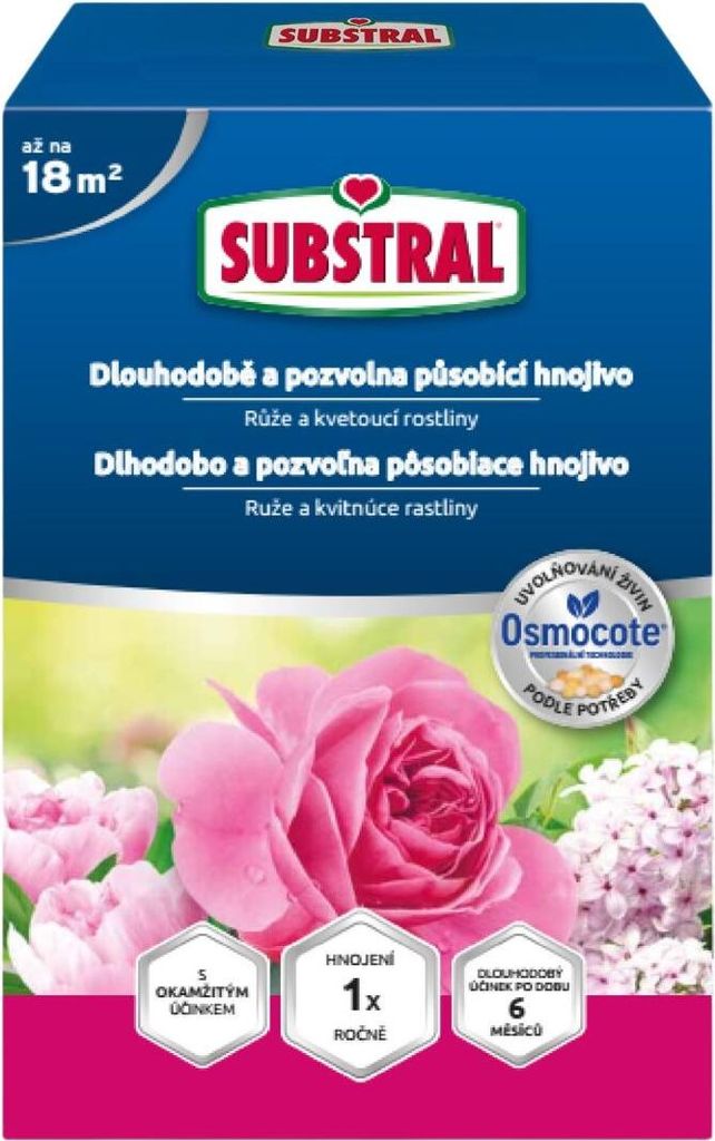 SUBSTRAL Meststof met Osmocote voor rozen en bloeiende Productafbeelding 