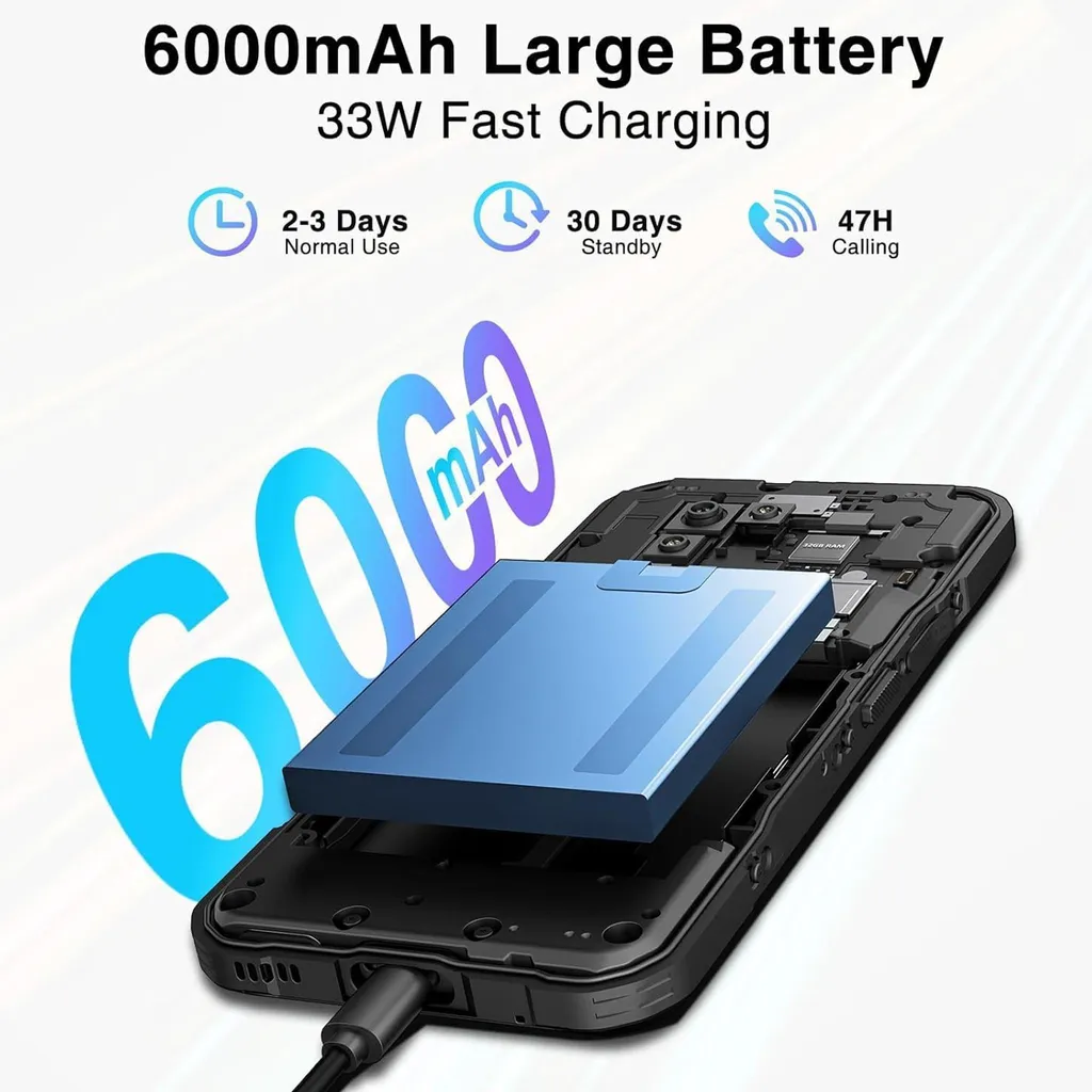 Téléphone Portable Incassable 5G DOOGEE V20S - Mobile Étanche 256Go - 2