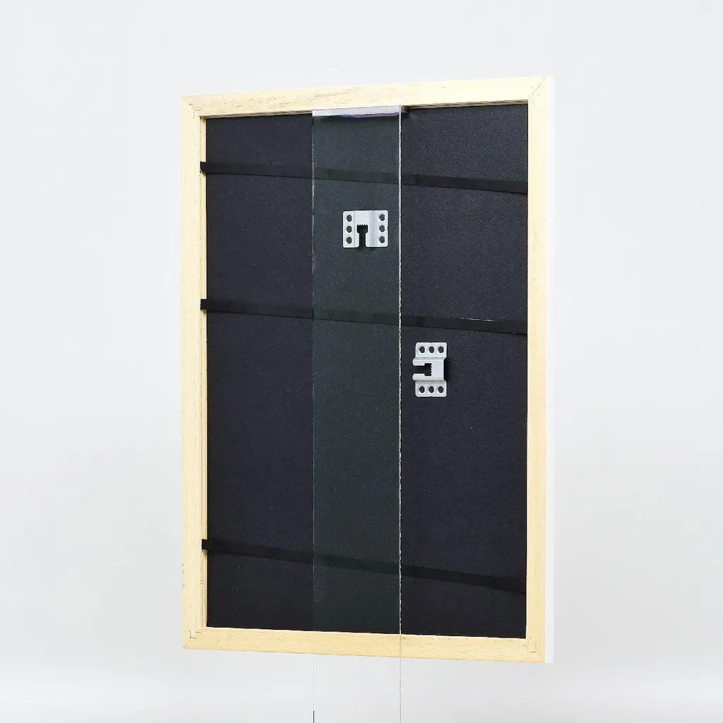 Cornice A4 Bianco Lucido Profil 43 - Design Legno per Arredo Moderno - 10