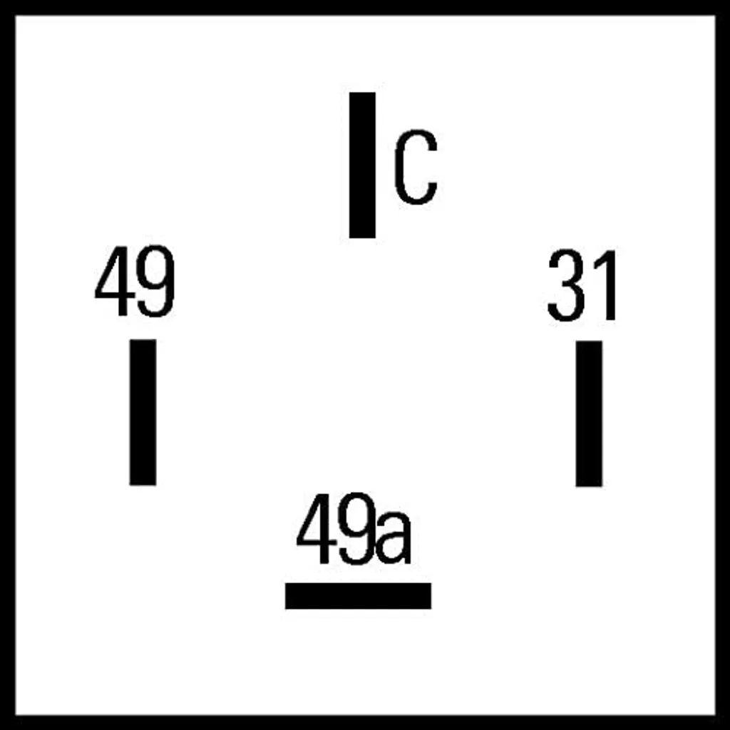 Solution Clignotement Rapide LED 12V Centrale HELLA 4 Pôles Enfichable