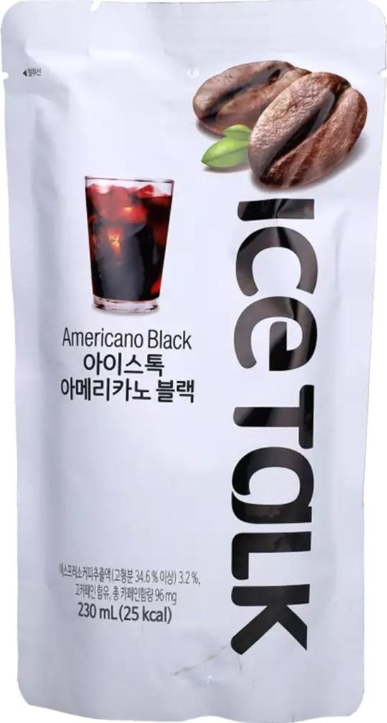 Ice Talk Americano Black Eis Kaffee Spezialiät schwarzer Kaffee 230ml
