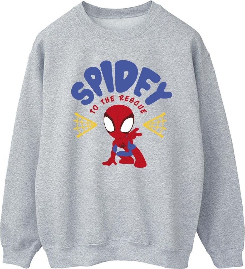 Marvel - "Spidey And His Amazing Friends Rescue" Sweatshirt für Herren BI44853 (XXL) (Grau)