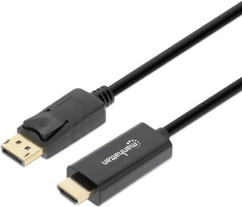 Manhattan 153218 Câble DisplayPort vers HDMI 4K@60Hz de 3m Noir