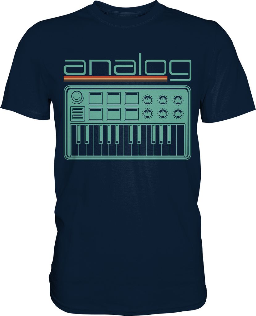 Modularer Synthesizer Acid Analog Synthesizer T-Shirt – Produktbild 