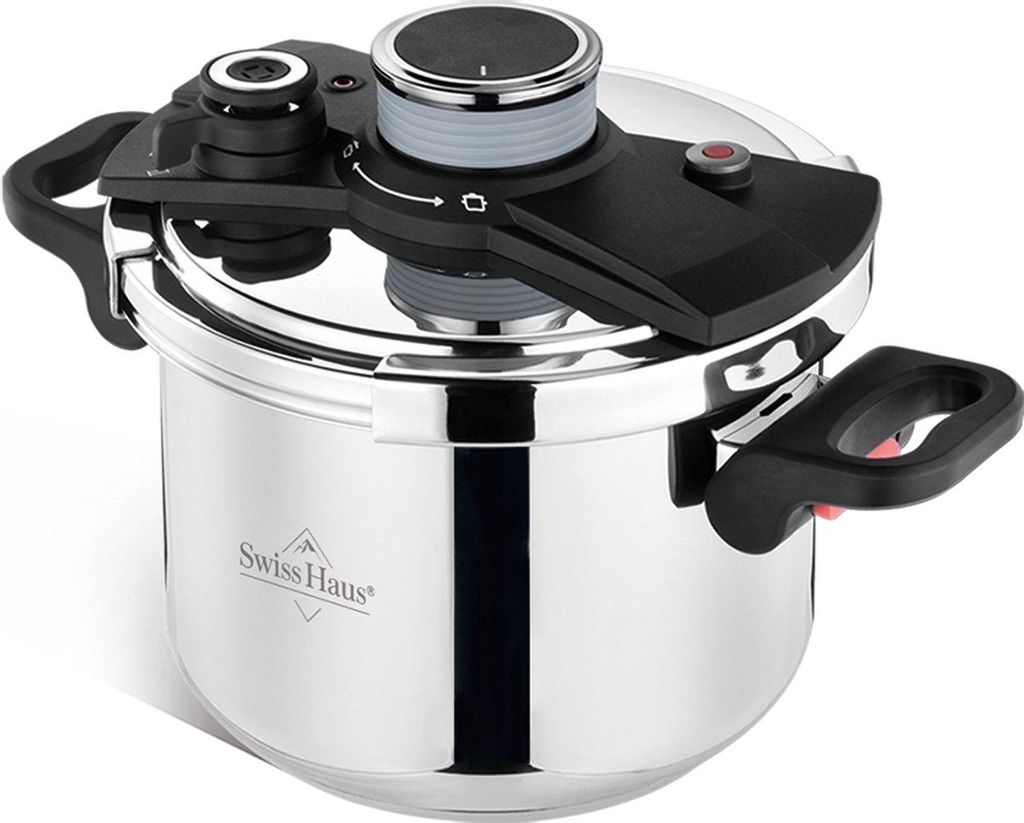 Schnellkochtopf 4Liter Induktion Edelstahl Dampfkochtop Produktbild 