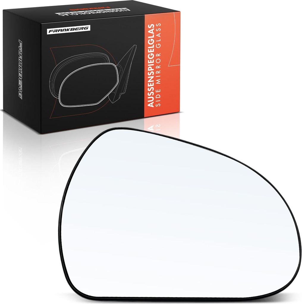 Frankberg 1x Spiegelglas Außenspiegel rechts für Peugeot 207 Kasten/Schrägheck Stufenheck 308 CC