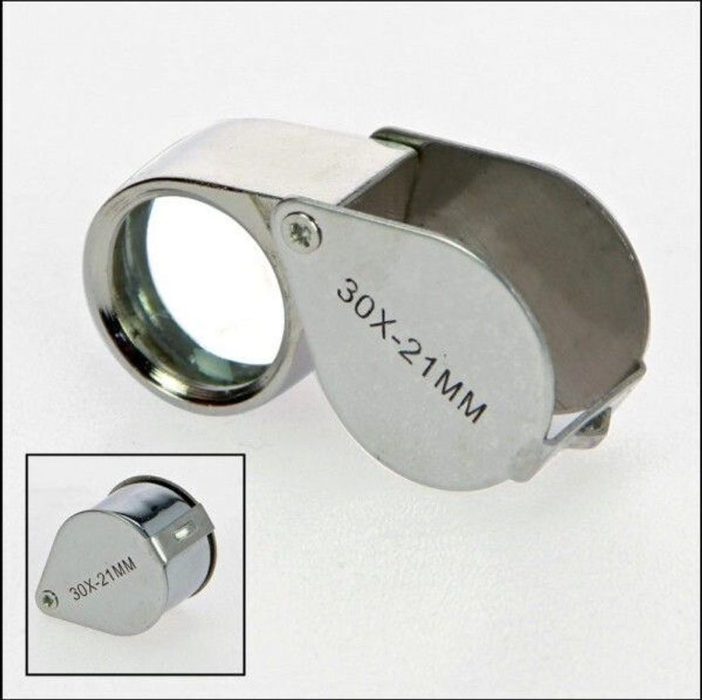 SAFE 4638 Metall-Präzisionslupe Juwelierlupe