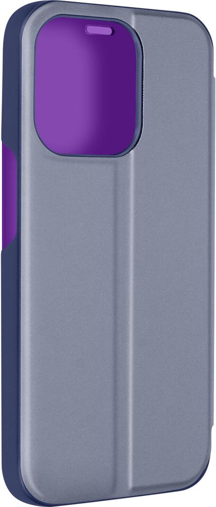 Apple iPhone 15 Pro Max View Cover mit Spiegeleffekt & Standfunktion – Violett