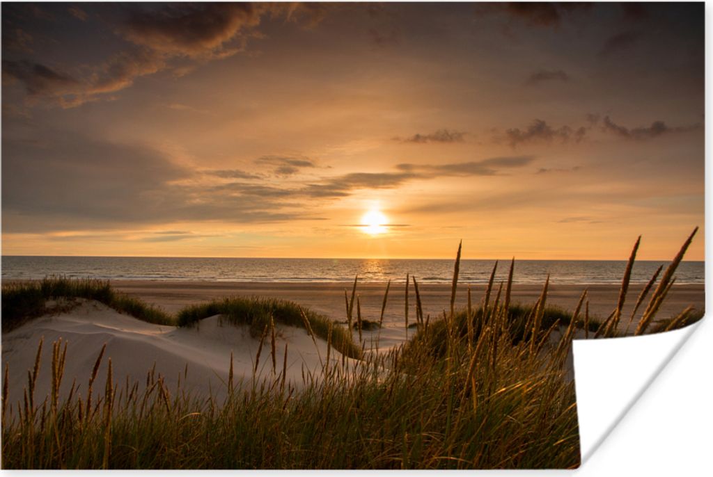 MuchoWow Poster Strand - Farben - Europa 120x80 cm - Bilder