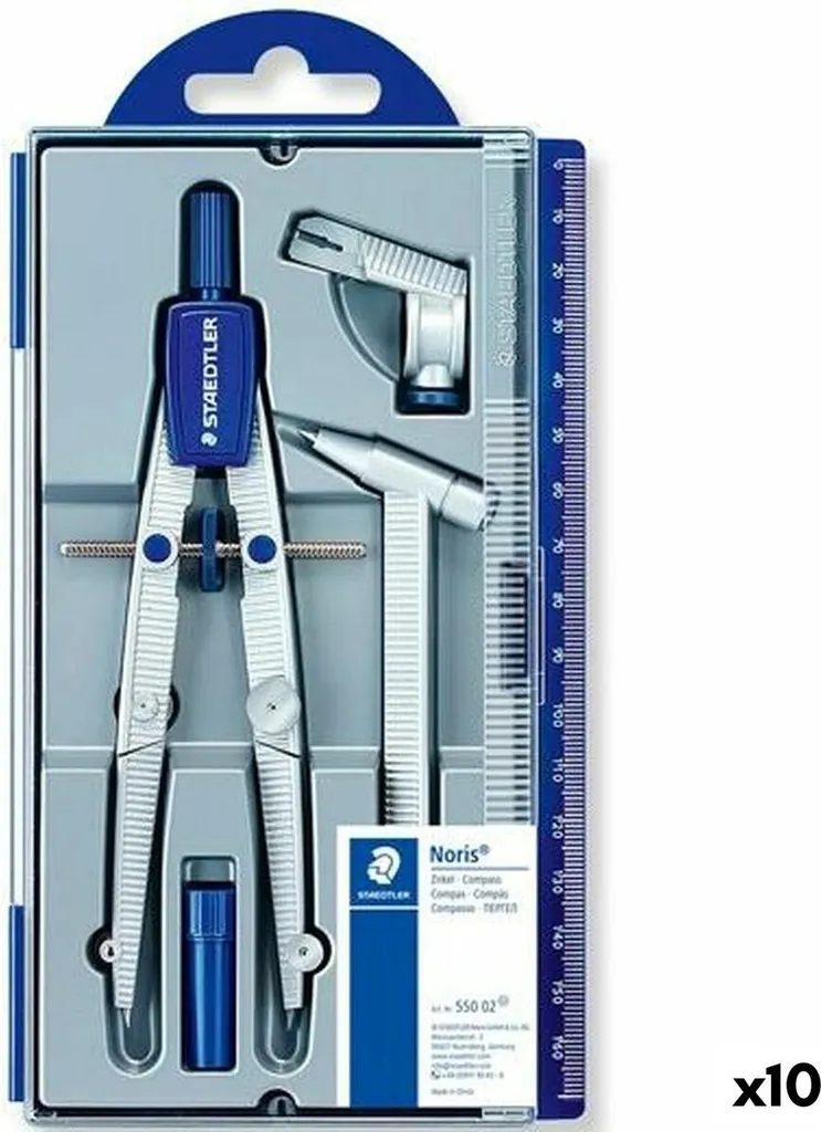 Compas pour dessin technique Noris 550 02 avec extension intégrée - 3
