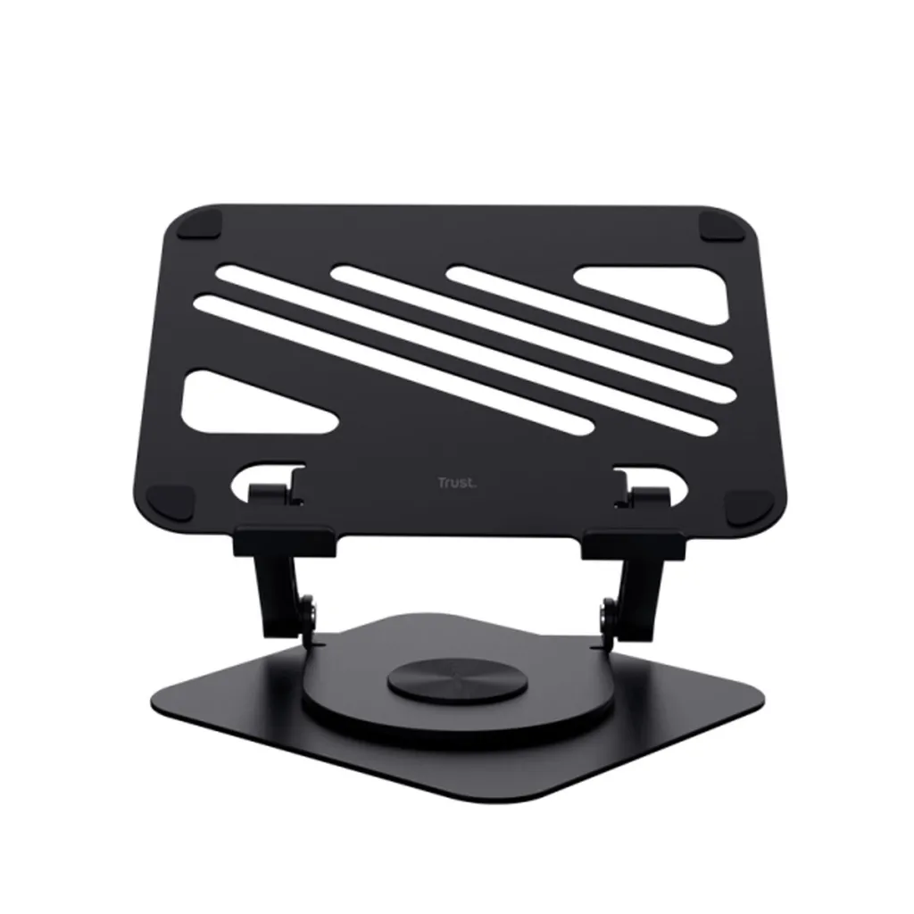 Support Ordinateur Portable Trust Zeff Noir pour PC 16 Pouces Stable - 12