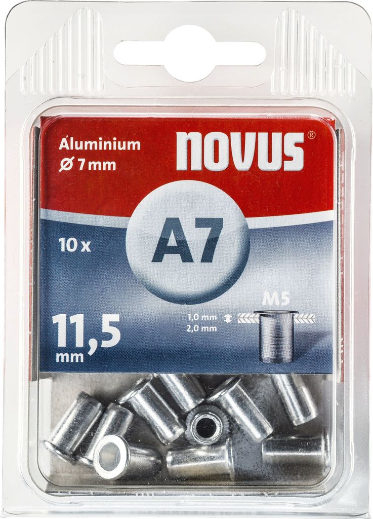 NOVUS Nietmutter M 5 X 11,5 ALU 10ST