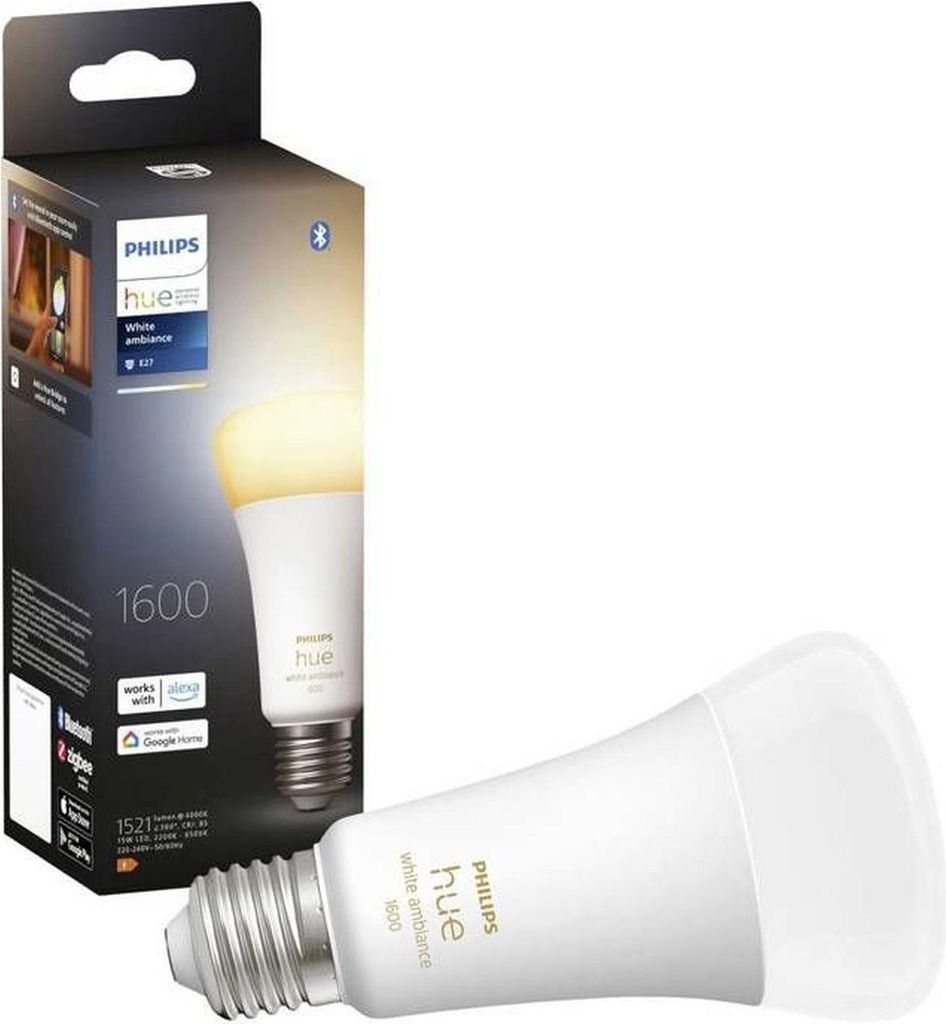 E27 Smart-LED-Lampe, entspricht 100 W, 1600 Lumen, Produktbild 