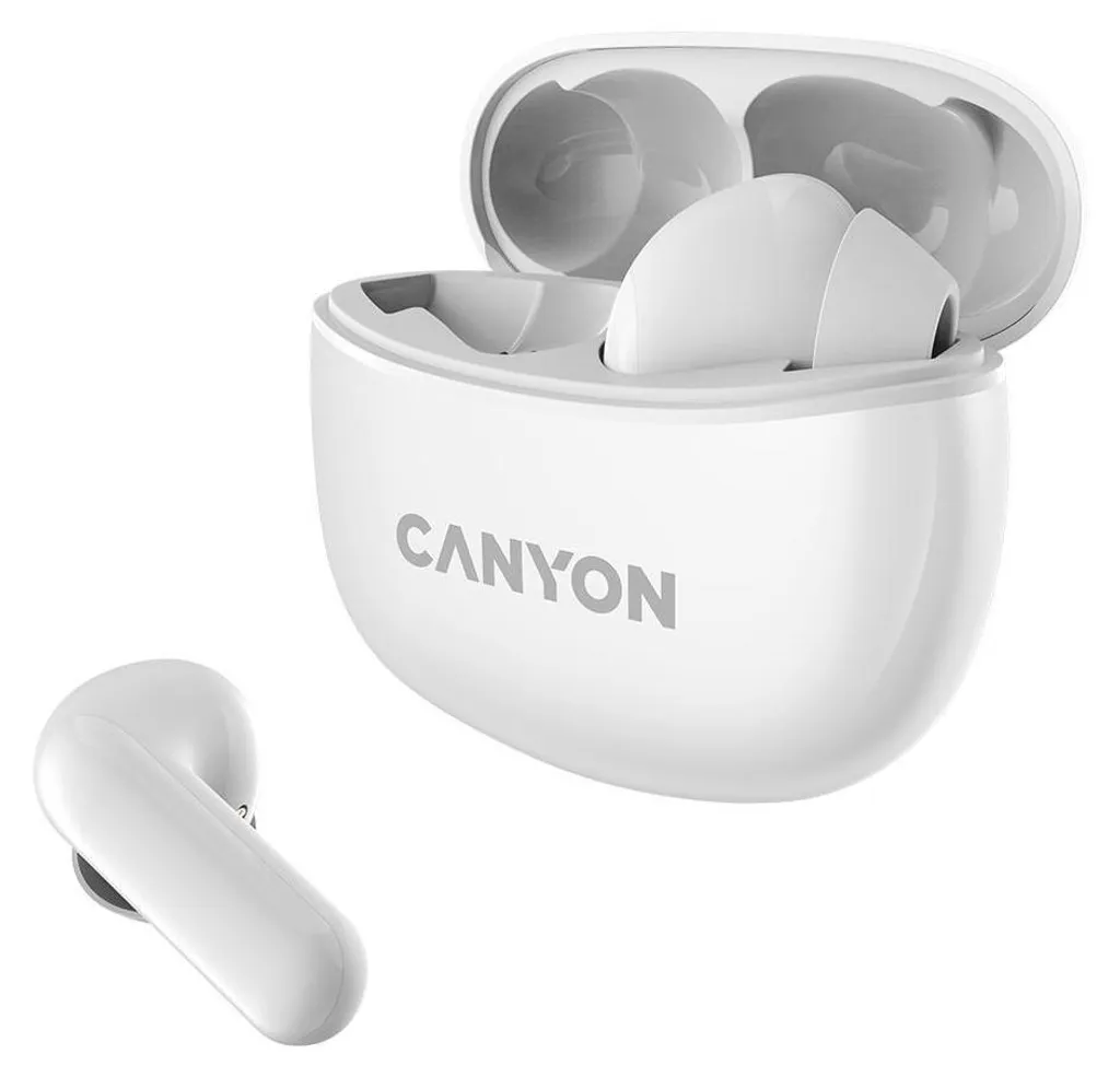 Fini les câbles avec le Casque Canyon CNS-TWS5W Blanc - Confort 36g