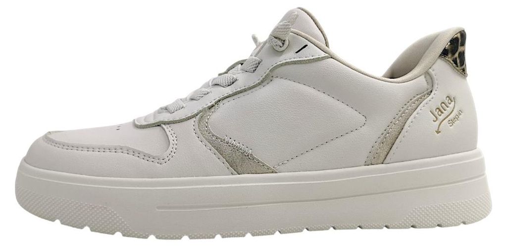 Jana Damenschuhe sportlicher Schnürer Weiß Freizeit, Schuhgröße:40 EU