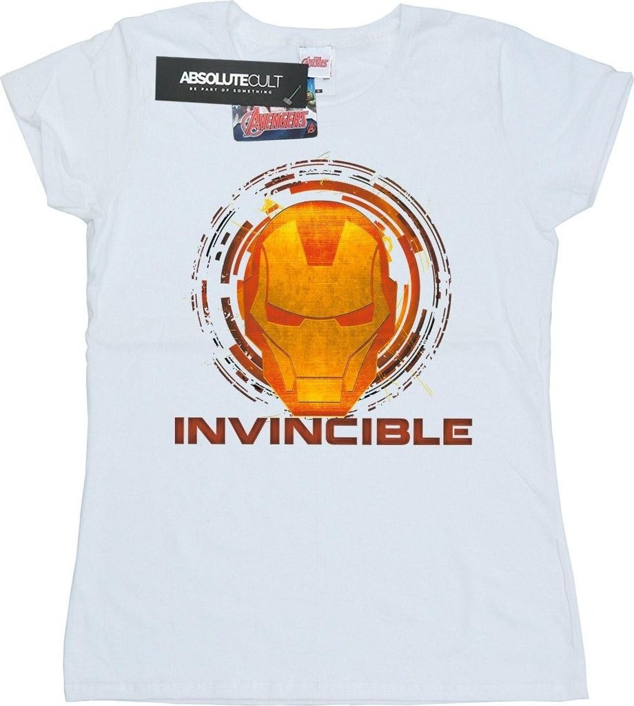 Marvel - "Invincible" T-Shirt für Damen BI3269 (XXL) (Weiß) Produktbild 