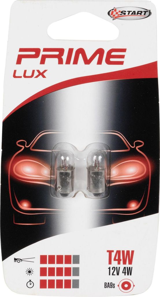 START T4W, 12 V, 4 W, BA9s, Warnleuchten für Autos, Paar