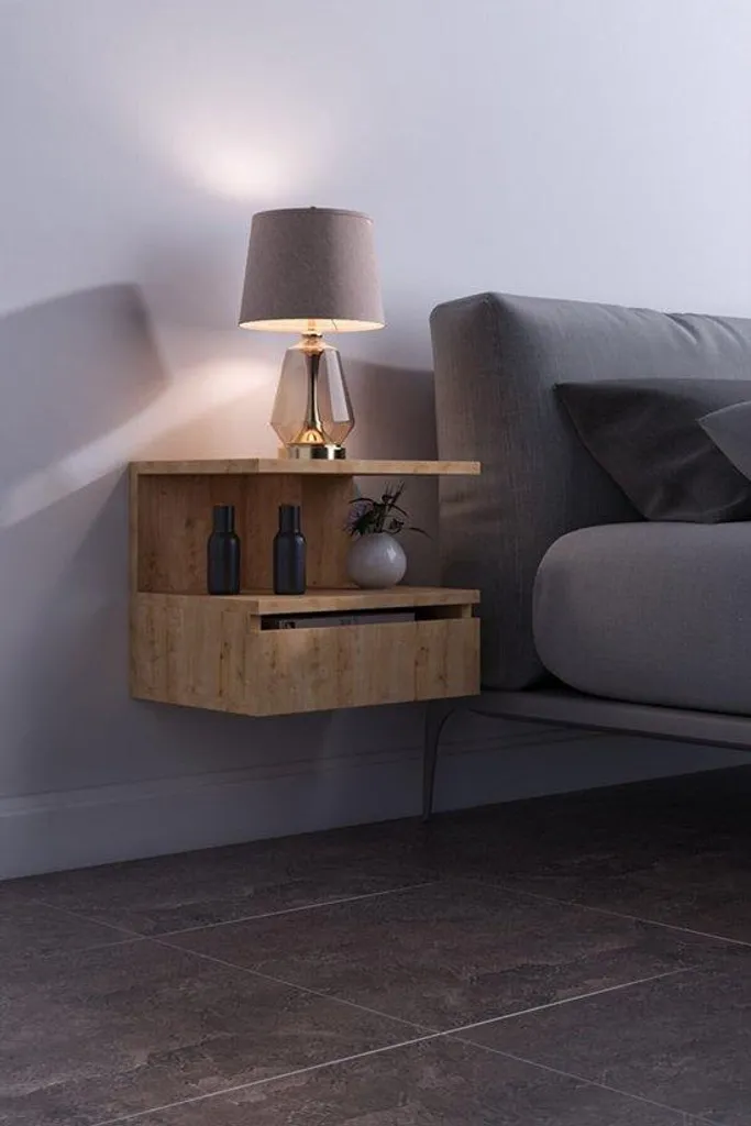 Table de chevet murale Dekornik : gagnez de la place et facilitez le ménage