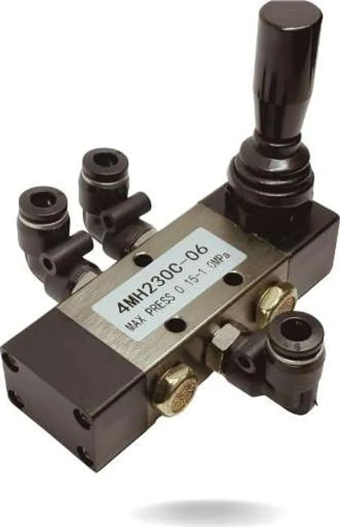 Commande pneumatique joystick pour réparation de bras de démonte-pneu
