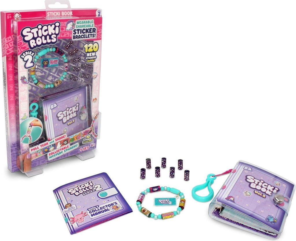 Jazwares Sticki Rolls Book Pack