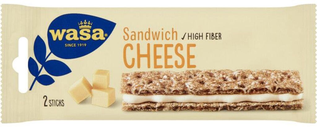 Wasa Sandwich Cheese Confezione da 3, 93 g - Formaggio Immagine del prodotto 