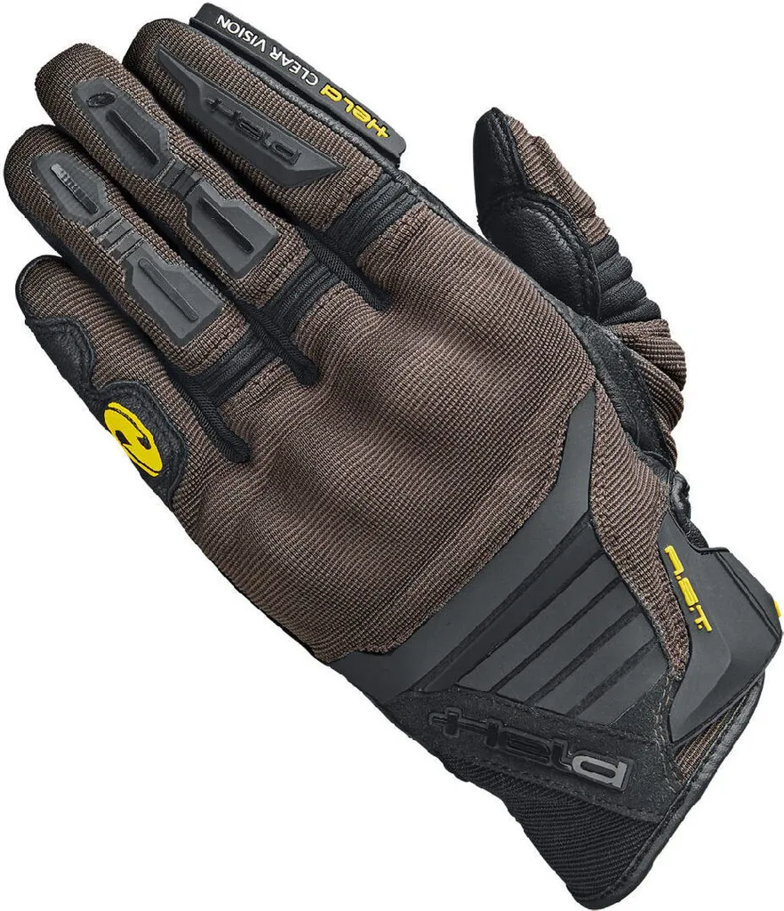 Gants Held Hamada Gris Taille 11 : Respirabilité et Paume en Cuir