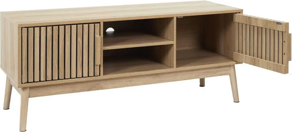 HowHomely Mobile TV 117cm Beige: Recensione e Specifiche Cassettiera - 5