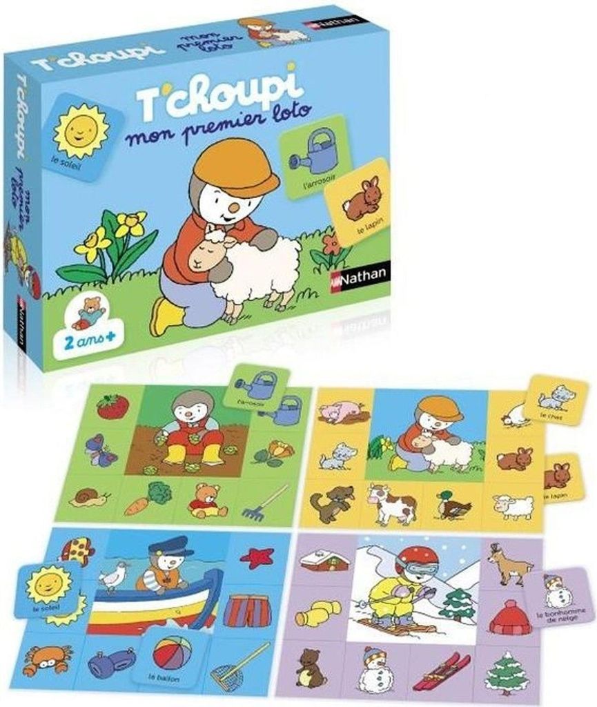 T'choupi 31000, 2 rok/roky, Zvuky, Karton, Vícebarevný Obrázek produktu 