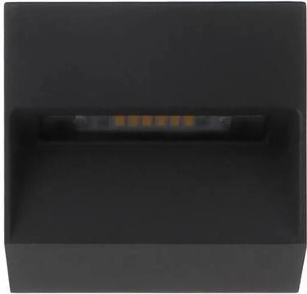 Luminaire LED étanche IP54 STEP ON Q S carré à faisceau dirigé vers bas