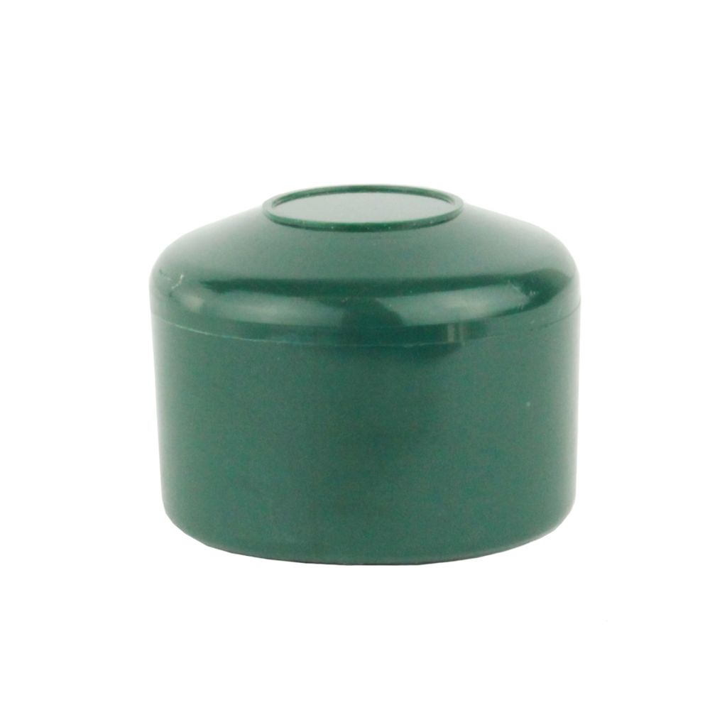 Zaunpfahlkappen Rohrkappen Rundstopfen Pfostenkappen Abdeckkappen Zaunkappen 40 mm schwarz (RAL 9005) 10 Stück