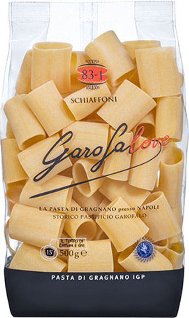 12x Garofalo Pasta di Gragnano IGP Schiaffoni N.83-1 500g