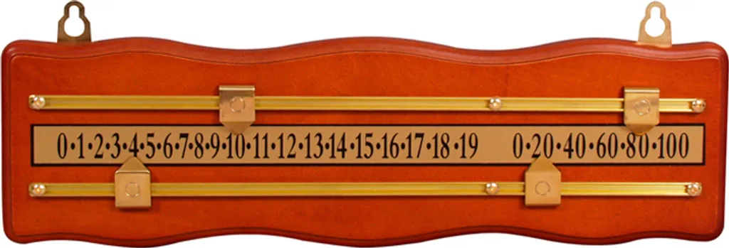 Compteur de points Snooker 41x12 cm avec glissières fluides en laiton