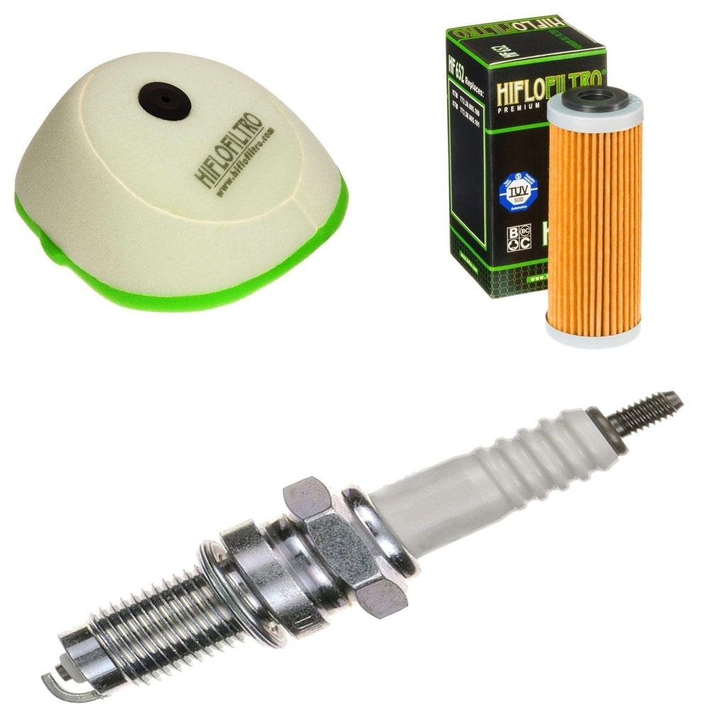 Service-Kit für KTM EXC-R 530 2008-2009 Luftfilter Ölfilter Zündkerze von pamoto - Neu