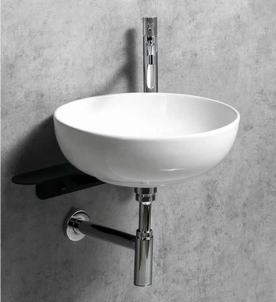 Support TETRIS avec lavabo à poser : gagnez de la place avec style