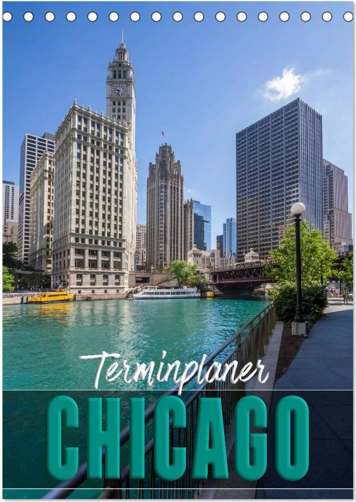 CHICAGO Terminplaner (Tischkalender 2026 DIN A5 hoch), CALVENDO Monatskalender
