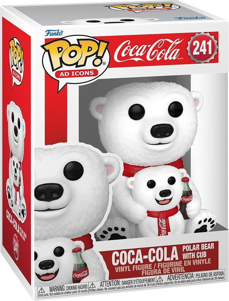 Funko Pop! Ad Icons: Coca Cola - Polar Bear with Cub #241 Produktbild 