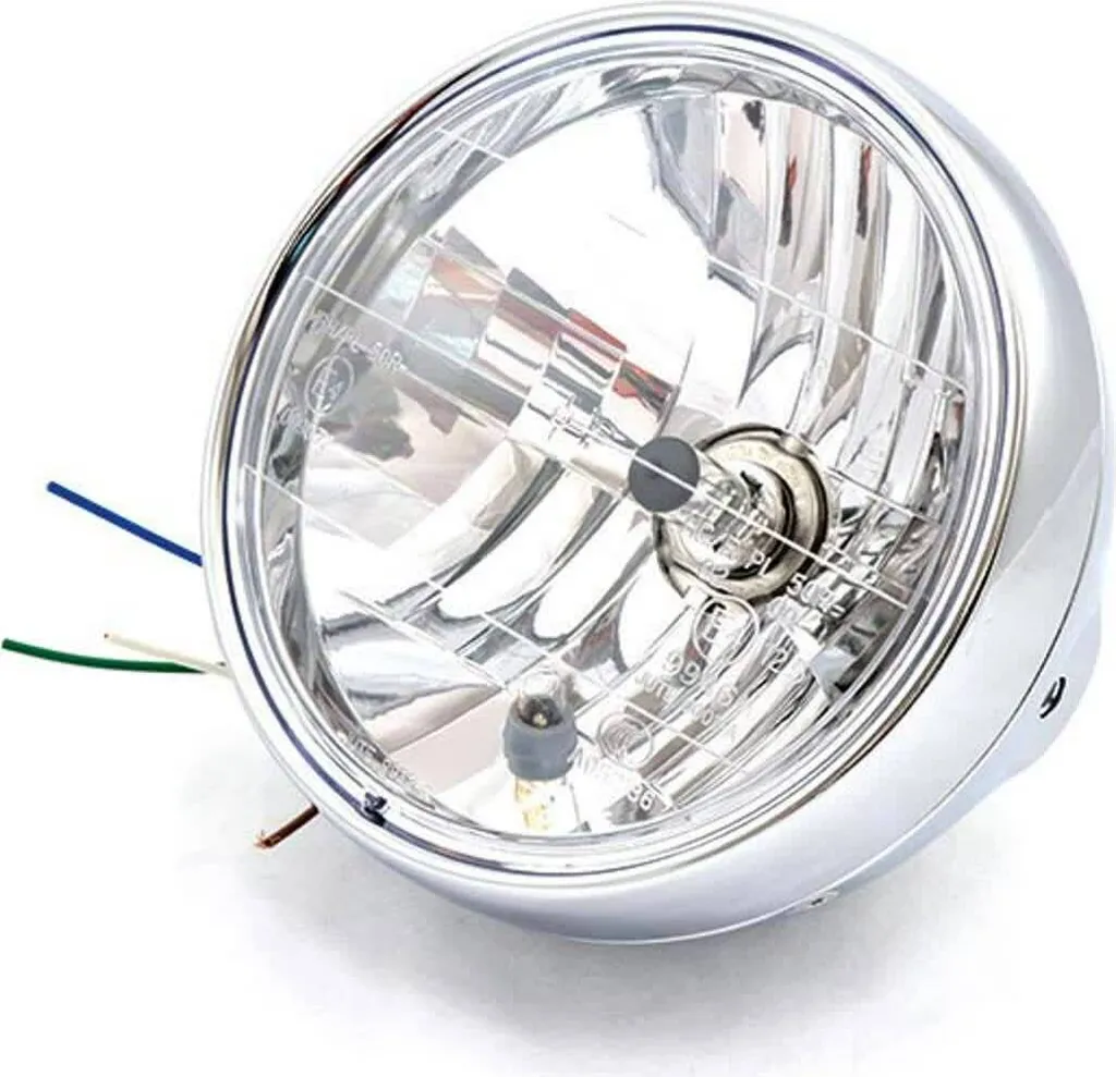 Faro anteriore Sgr cromato D.190mm