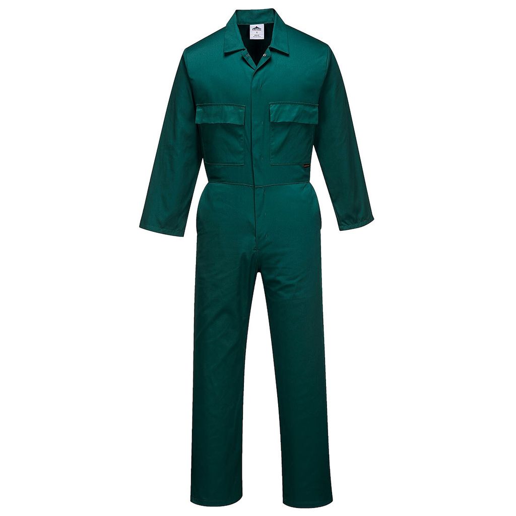 Portwest S999 Euro-Arbeitsoverall aus Polyester-Baumwolle Bottle Green Gr. L
