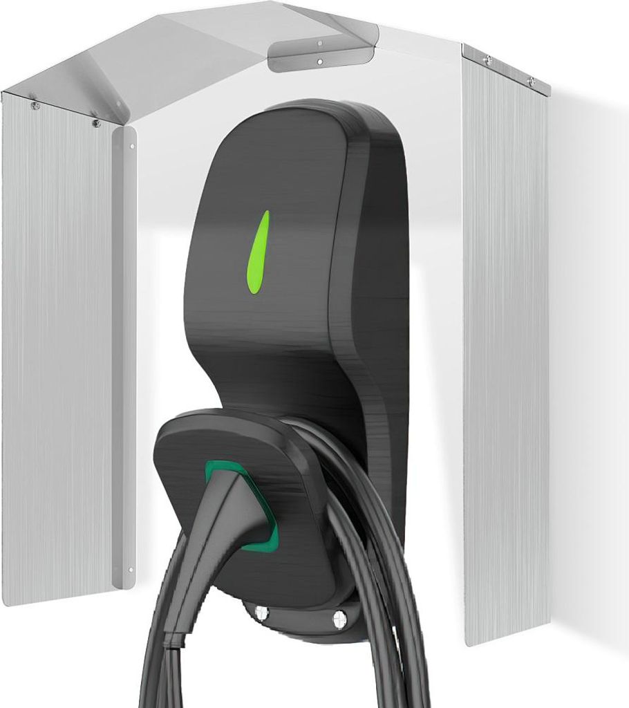 Faziango 304Edelstahl Dach für Wallbox inkl.